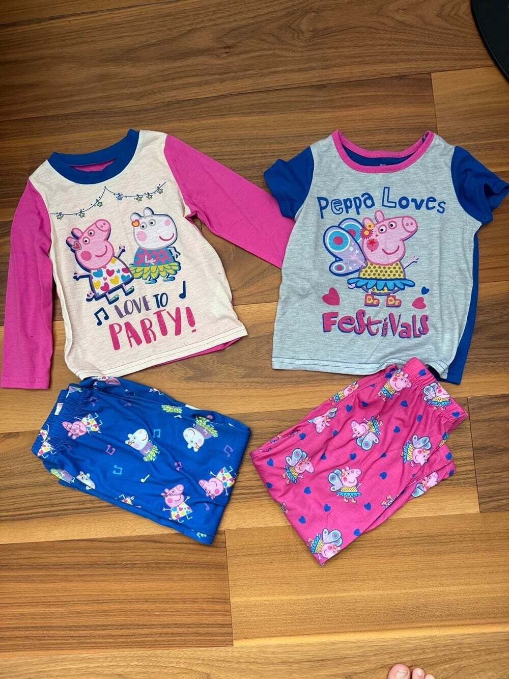 Peppa Pig Pajama Sets, 2 Sets, Size 4T